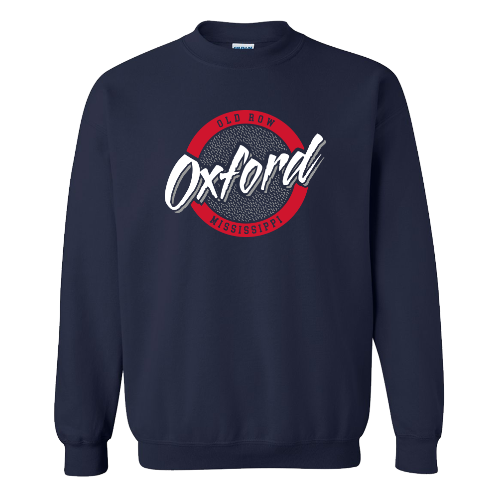 Oxford, Mississippi Circle Logo Crewneck Sweatshirt