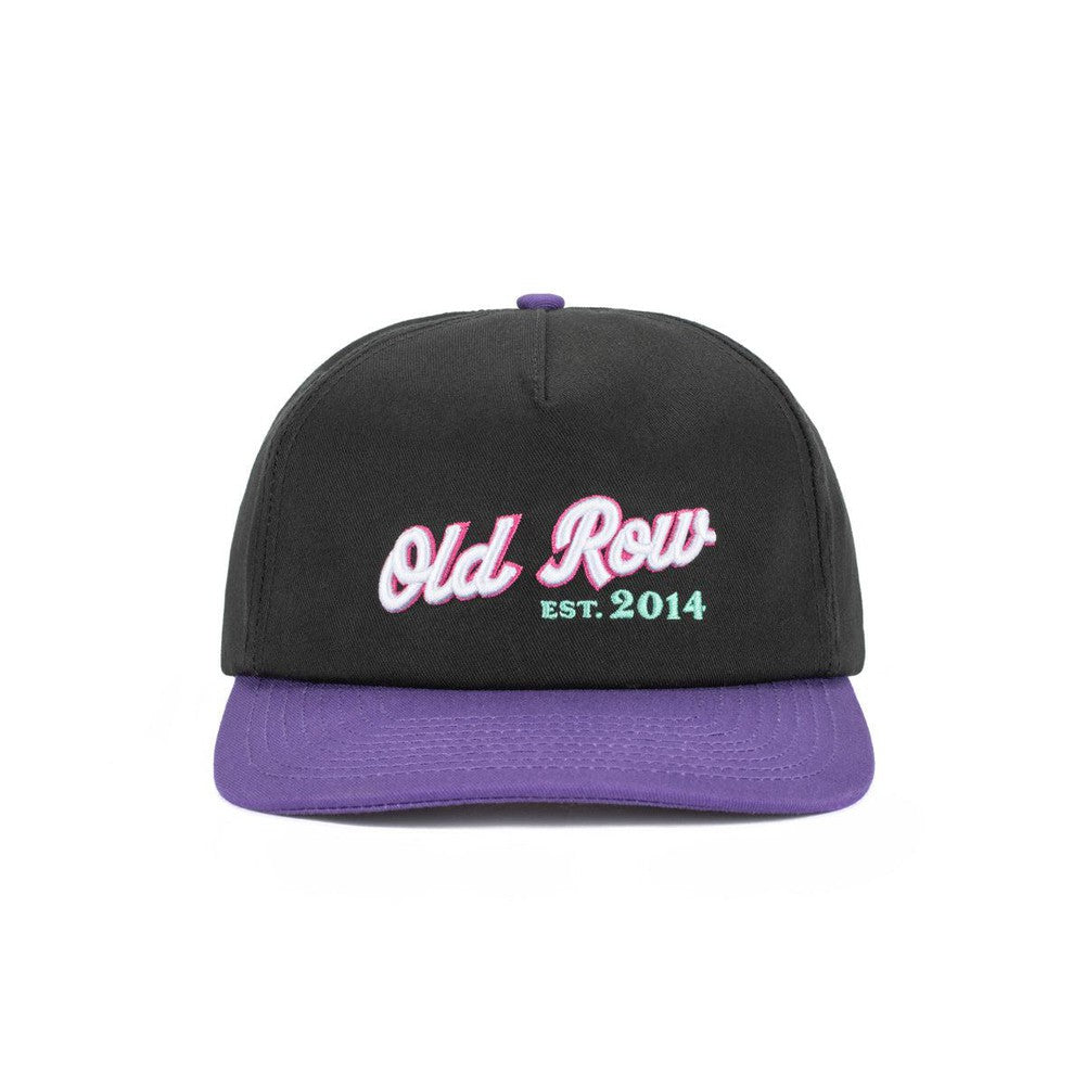 Old Row 2014 Retro Snapback Hat-Hats-Old Row-Black-One Size-Old Row