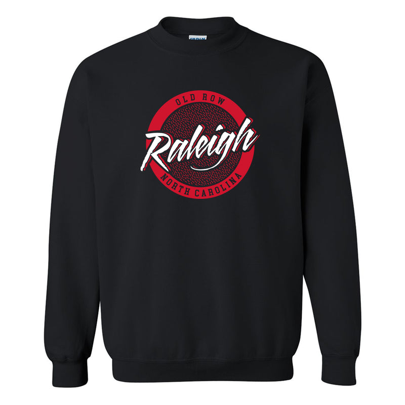 Raleigh, North Carolina Circle Logo Crewneck Sweatshirt