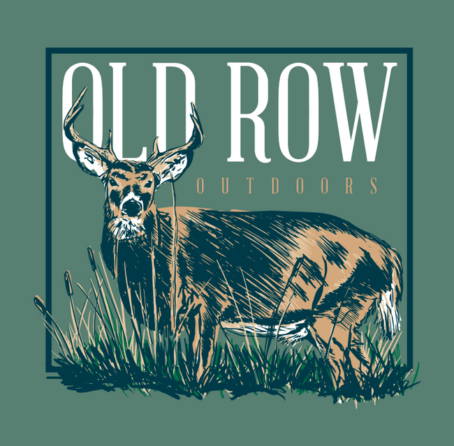 Old Row Outdoors Trophy Buck Long Sleeve Pocket Tee