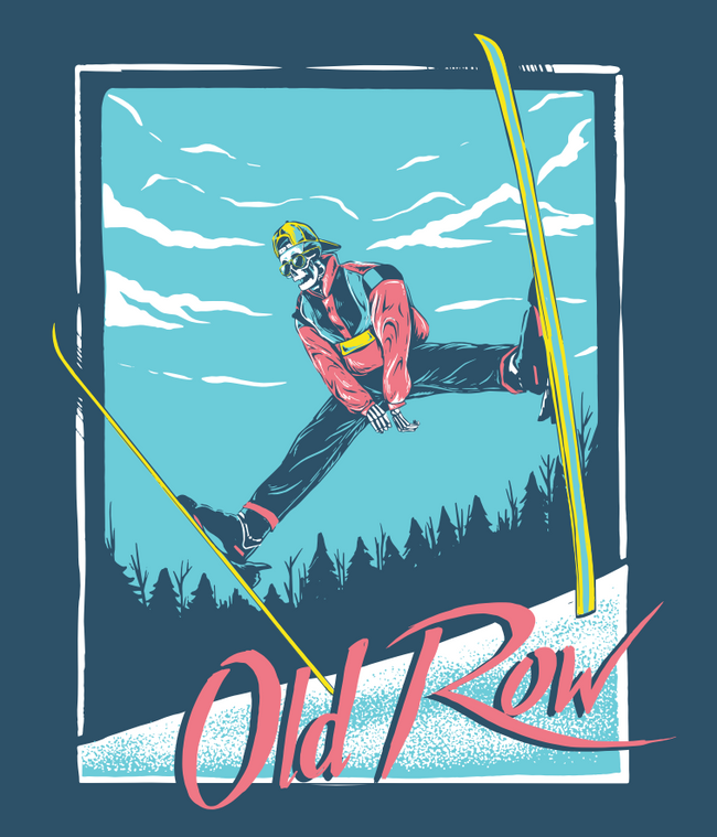 The Ski Jump Long Sleeve Pocket Tee
