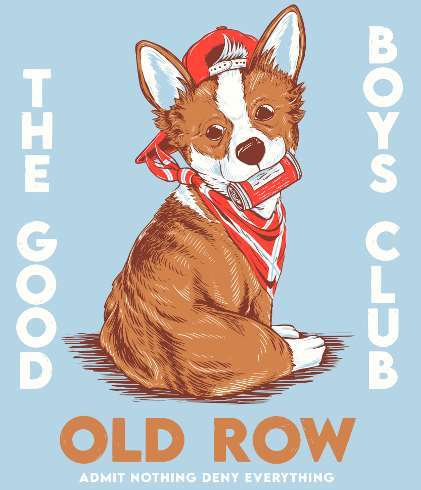 Old Row Poker Dogs Short Sleeve Pocket T-Shirt