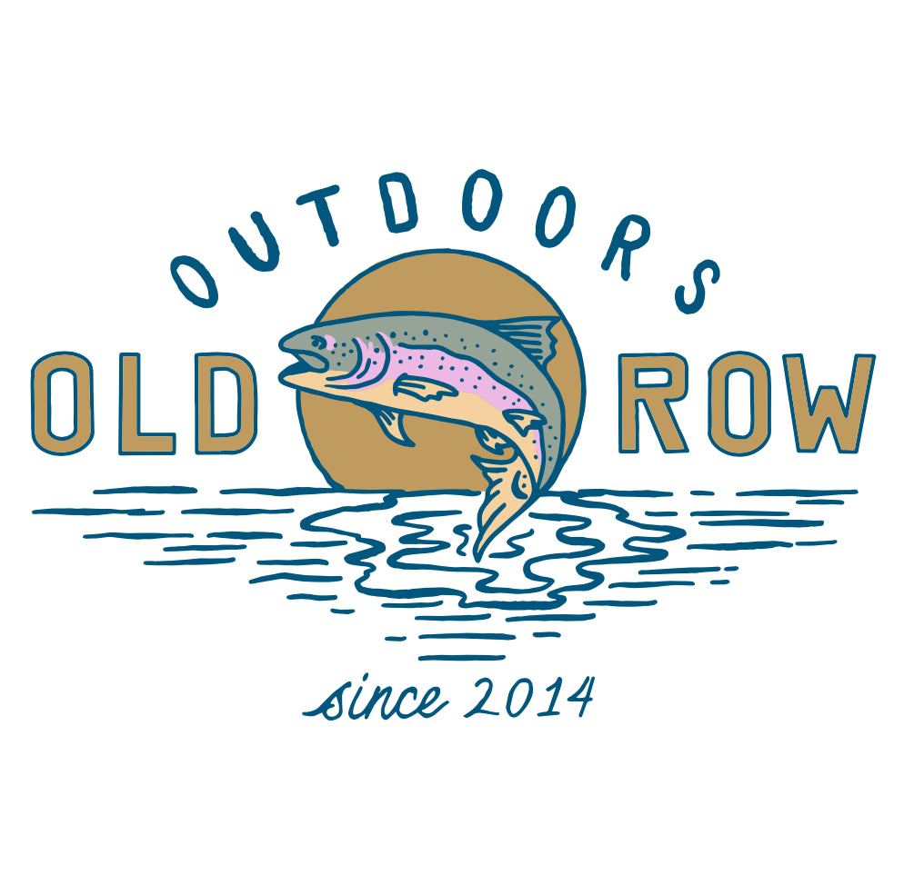 Old Row Outdoors Jumping Trout Tee