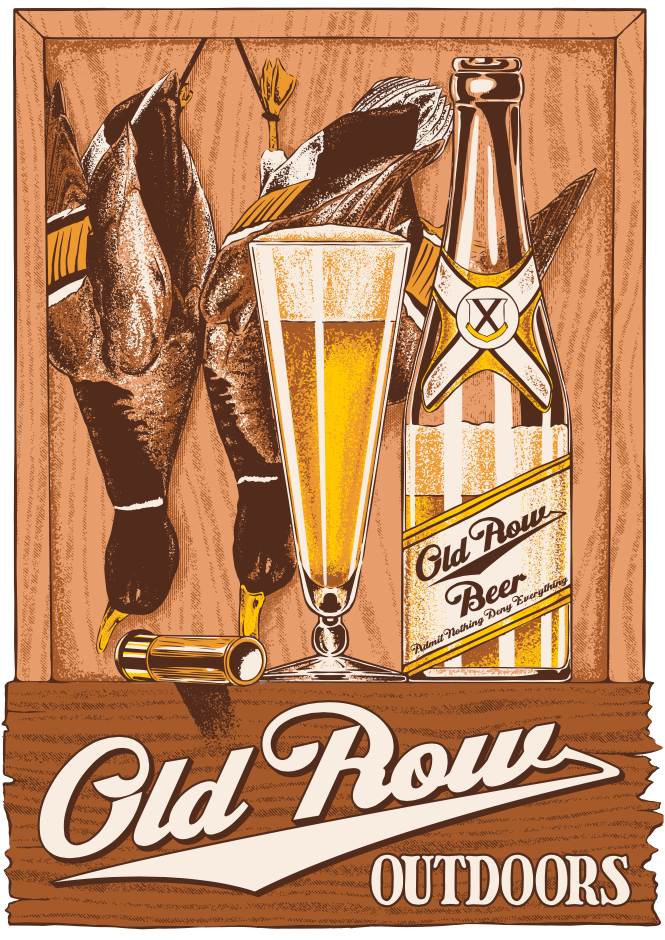 Old Row Outdoors Duck Beer Pigment Dyed Premium Hoodie