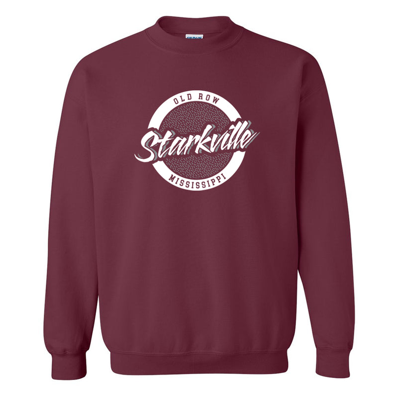 Starkville, Mississippi Circle Logo Crewneck Sweatshirt