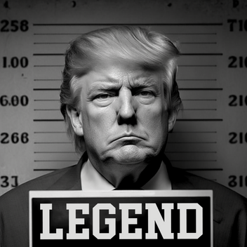 Trump Mugshot Legends Tee - Old Row T-Shirts, Clothing & Merch