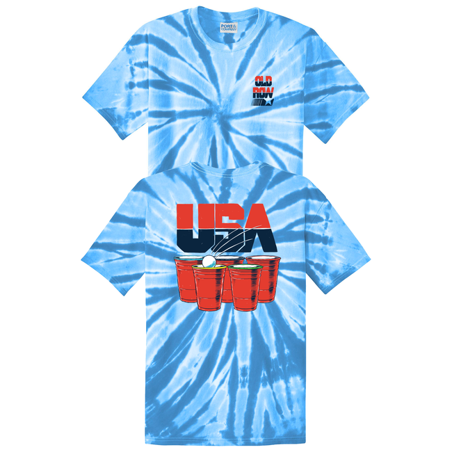 USA Drinking Team Tie Dye Tee