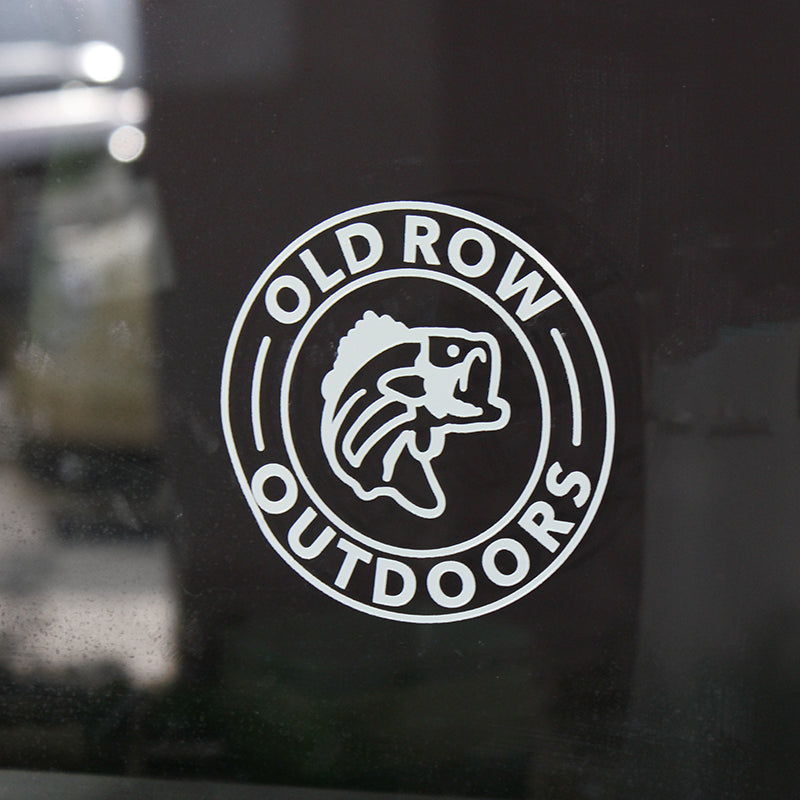 Old Row Outdoors Bass Decal