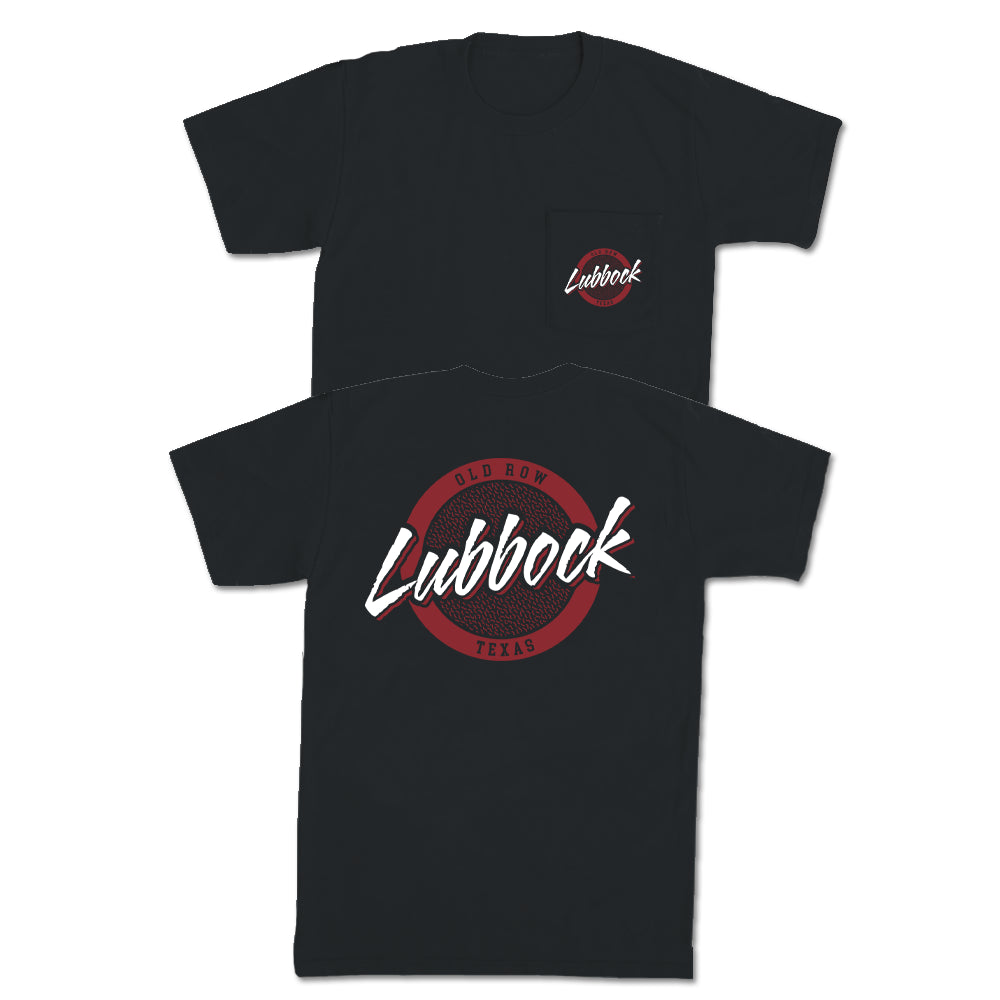 Lubbock, Texas Circle Logo Pocket Tee