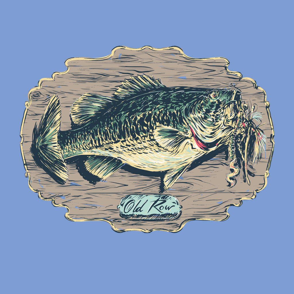 Old Row Outdoors Trophy Bass Pocket Tee