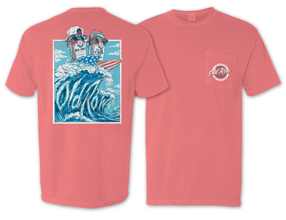 Bad Day To Be A Beer Surf's Up Pocket Tee