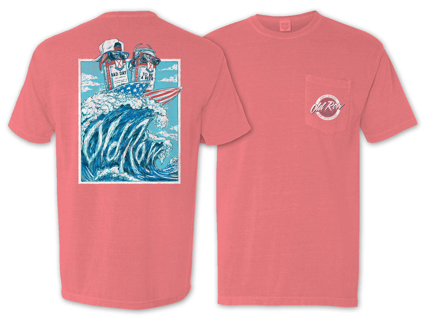 Bad Day To Be A Beer Surf's Up Pocket Tee