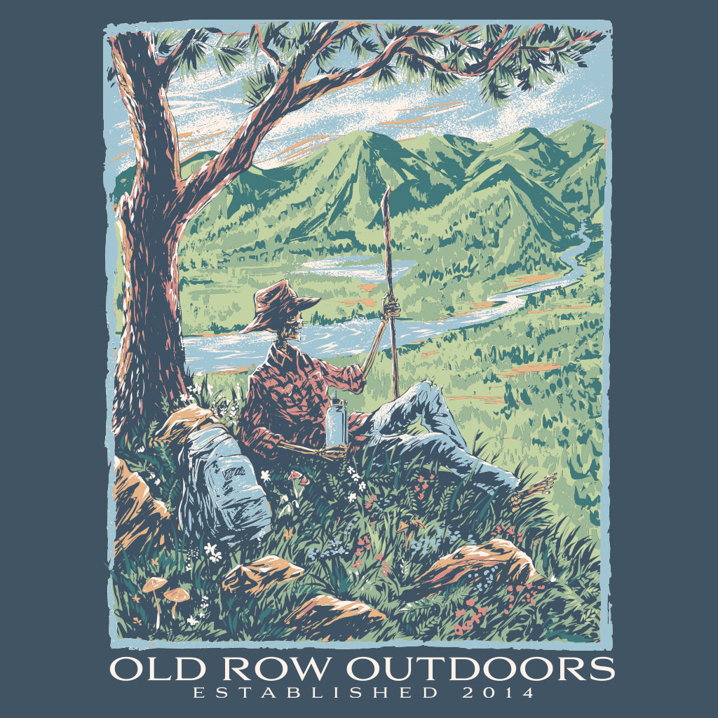 Old Row Outdoors Skelly Hike Pocket Tee