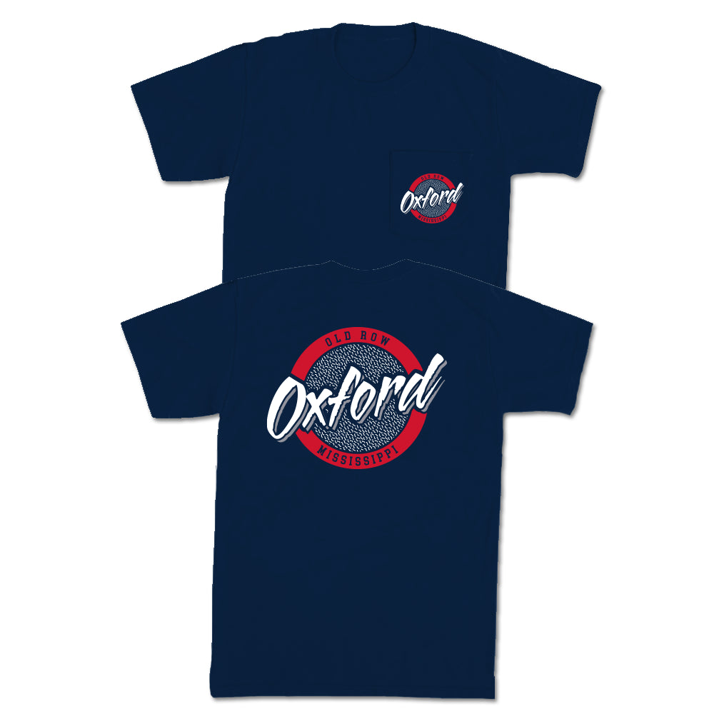 Oxford, Mississippi Circle Logo Pocket Tee Old Row