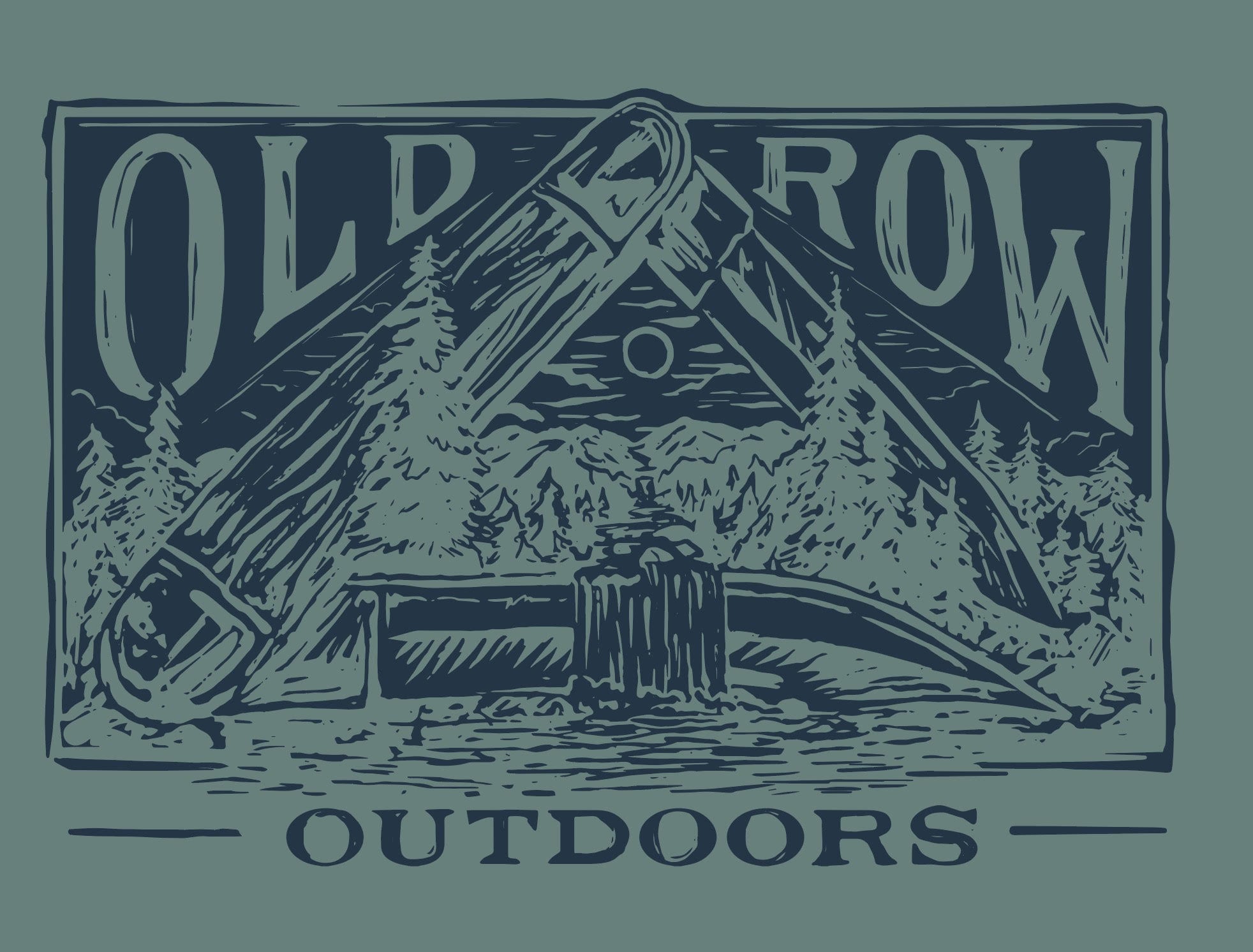 Old Row Outdoors Mountain Pocket Tee